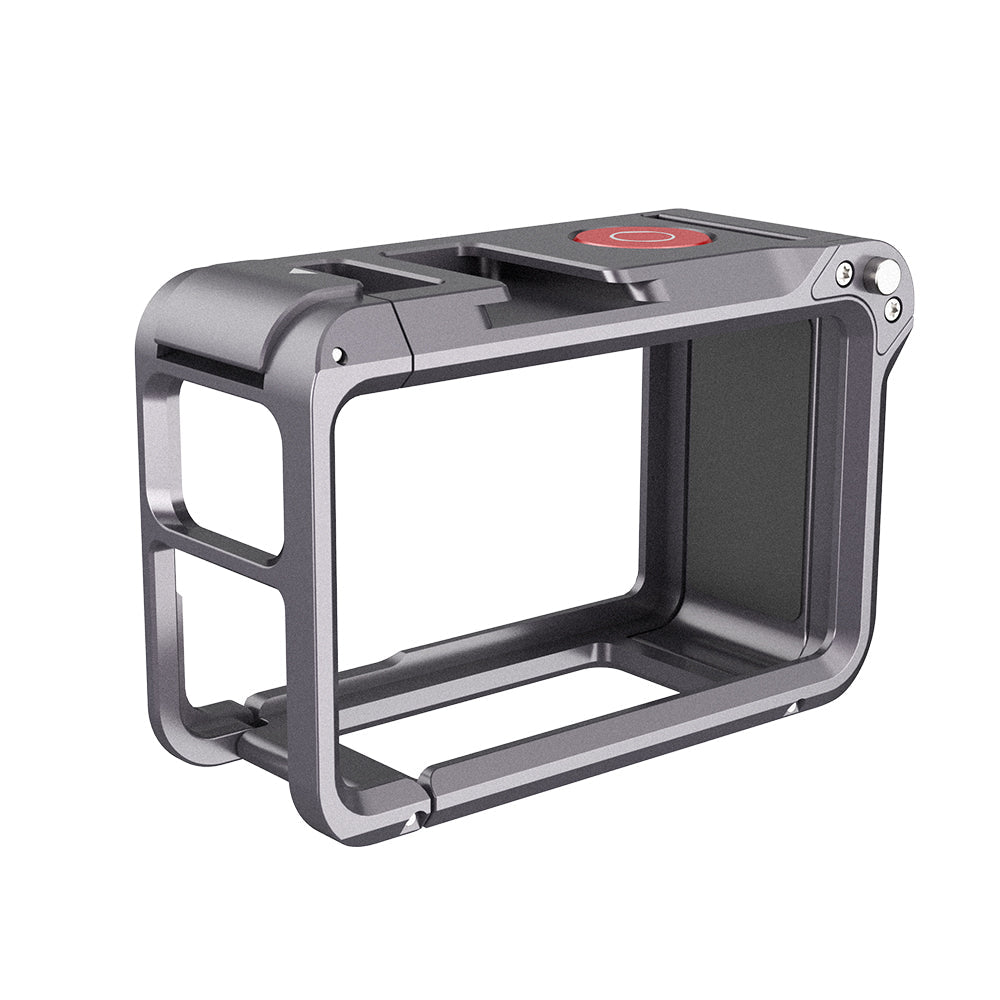 PGYTECH P-32C-020 Kamerakäfig – Magnetischer Clip, Aluminium, USB-C – für OSMO Action 3 – Grau