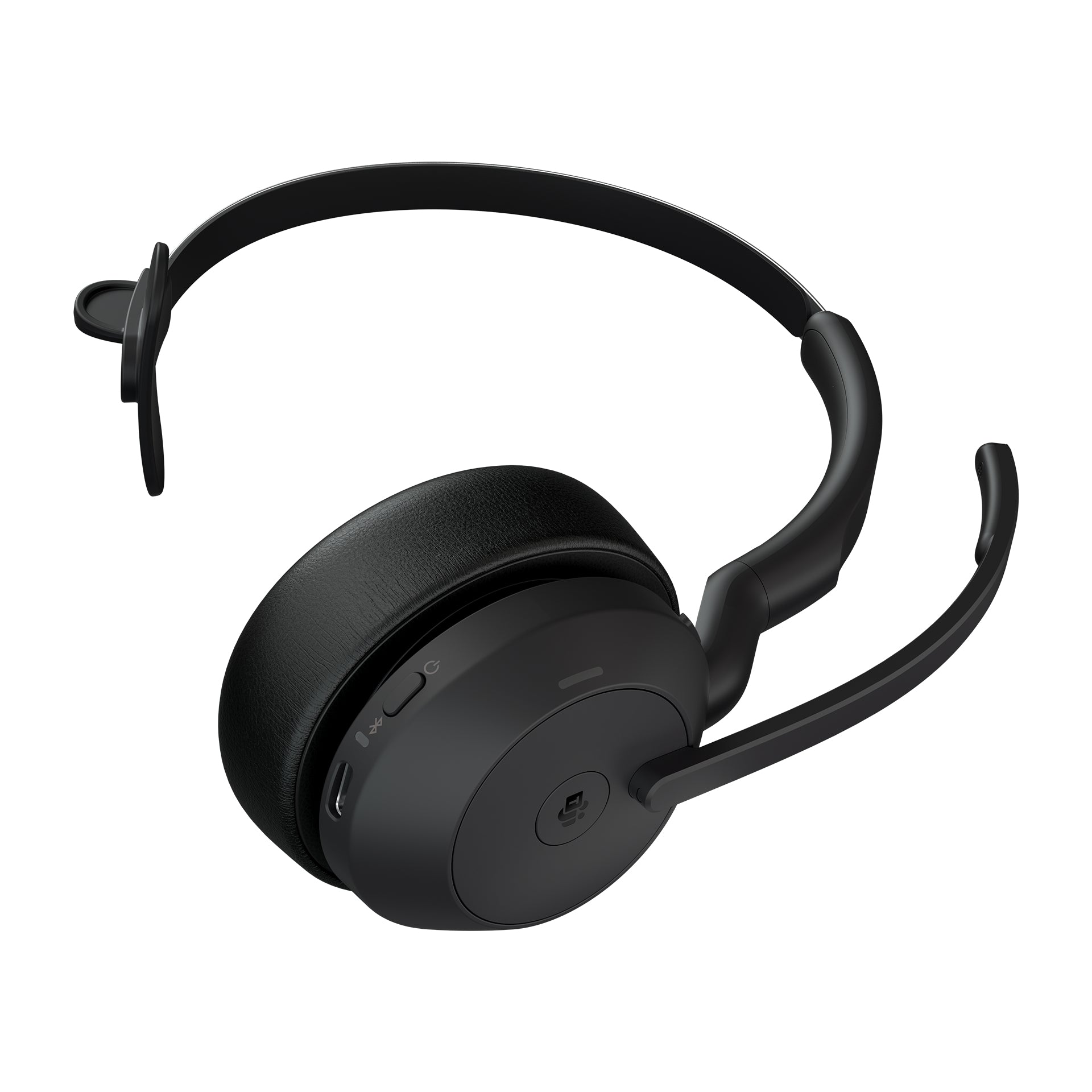 Jabra Evolve2 55 Office-Headset – On-Ear, Mono, BT, ANC, MS Teams zertifiziert, mit USB-C-Dongle