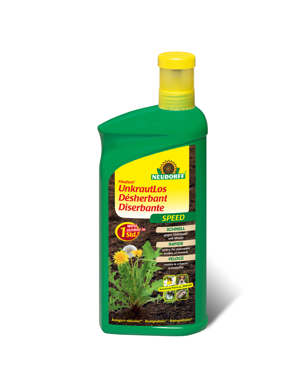 Neudorff Finalsan Konzentrat Speed – 1000 ml – für Unkraut, Laubmoose