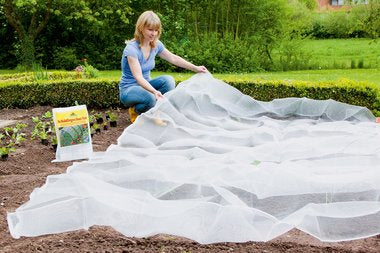 Neudorff Insektenschutznetz – 230 × 425 cm – transparent – für Fluginsekten