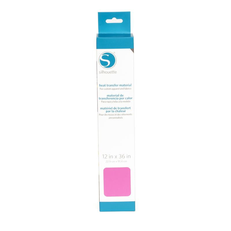 Silhouette Flex Aufbügelfolie glatt – 30,5 × 90 cm, Pink, matt – Vinyl