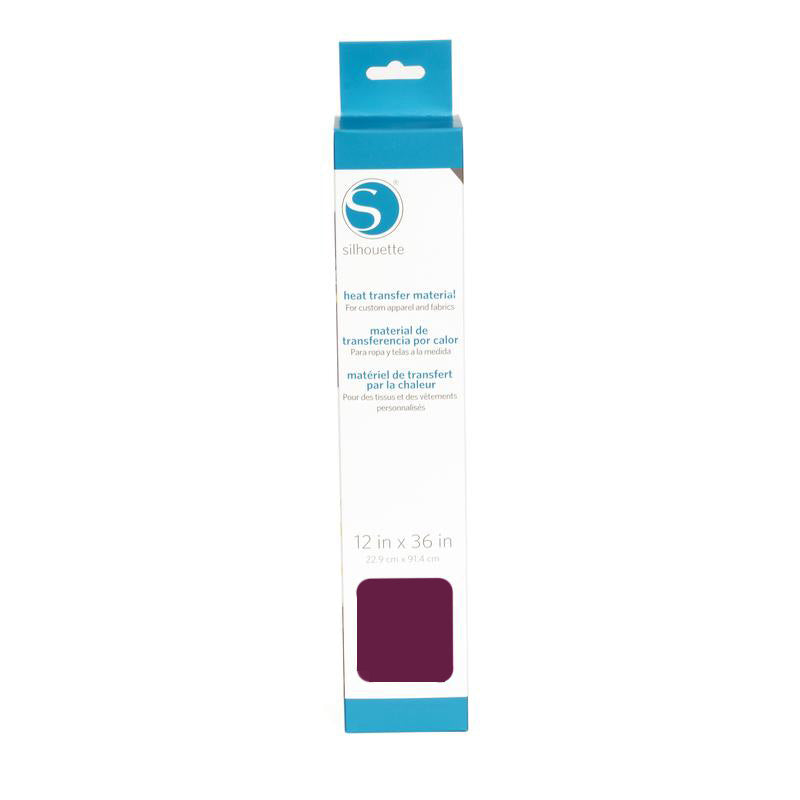 Silhouette Flex Aufbügelfolie glatt – 30,5 × 91,4 cm, Violett – 1 Rolle