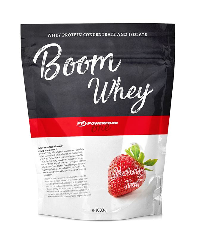 PowerFood Whey Protein Erdbeere – 1 kg