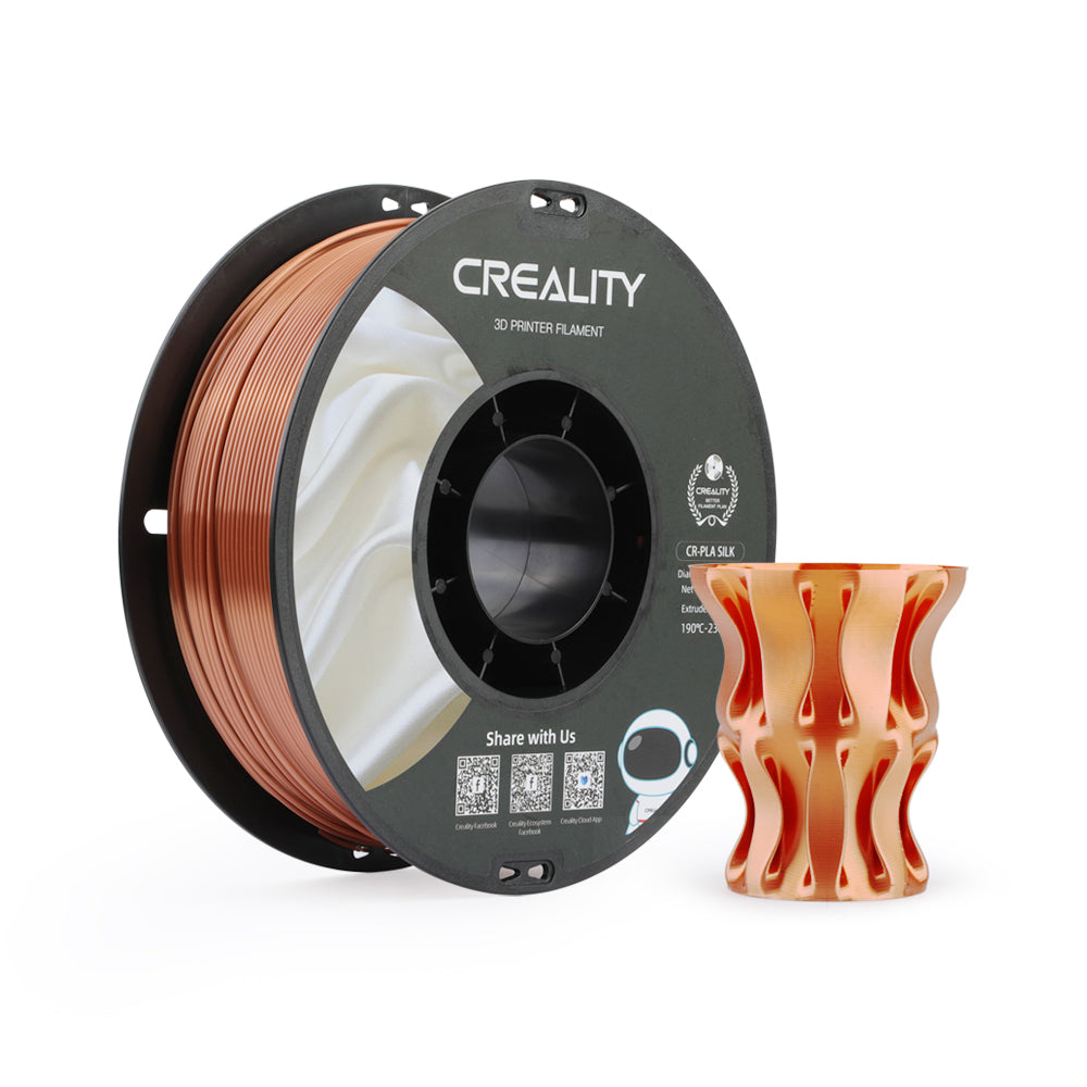 Creality 3D-Drucker-Filament Seide PLA 1,75 mm Kupfer, 1 kg