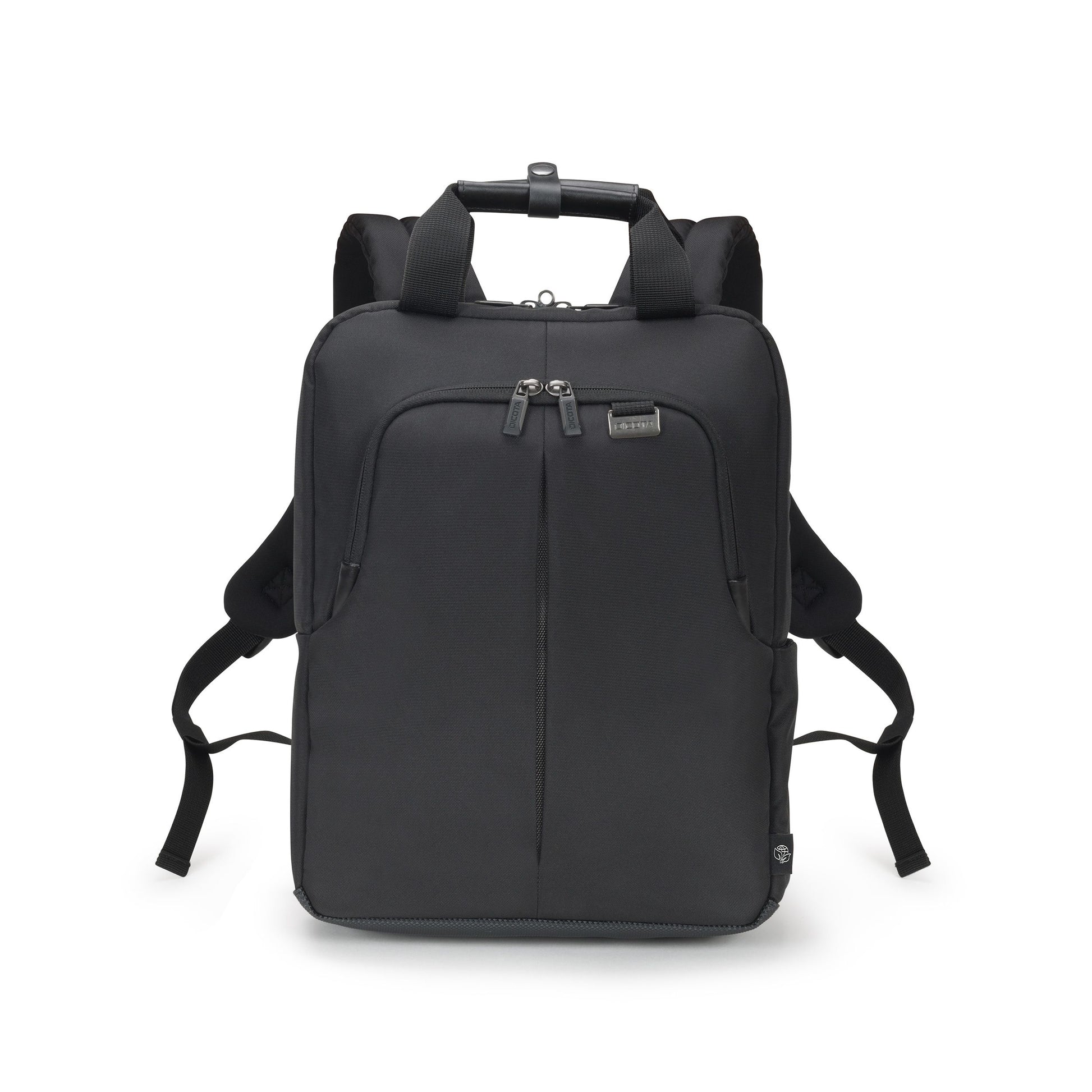 DICOTA Eco Slim PRO Notebook-Rucksack für Microsoft Surface – bis 15", abschliessbar, wasserdicht – Schwarz