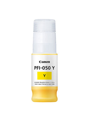 Canon PFI-050Y Gelbe Tintenpatrone (Original) – 70 ml – für imagePROGRAF TC-20 – 5701C001