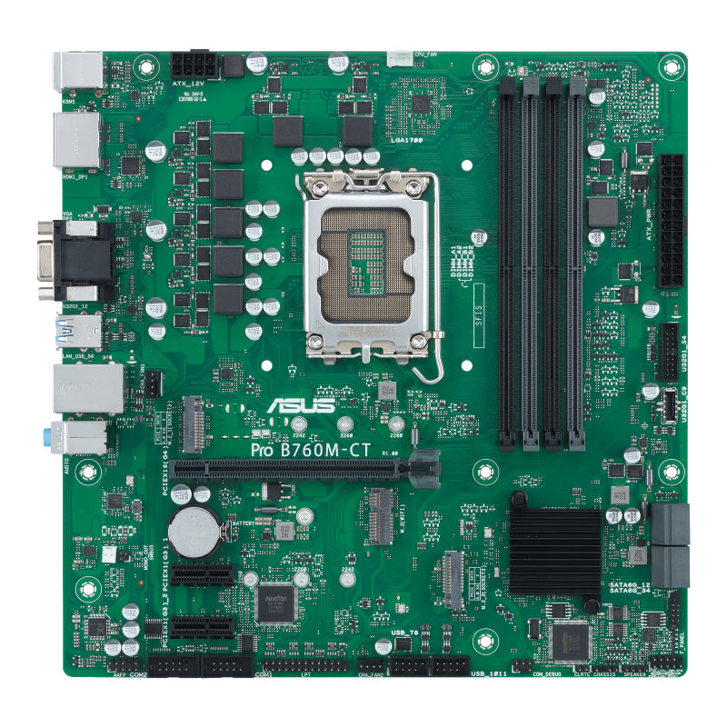 ASUS PRO B760M-CT-CSM – Mainboard – LGA 1700, Intel B760, mATX, DDR5