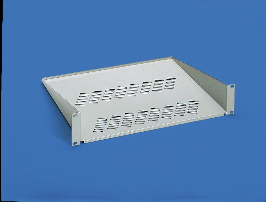 Vertiv Rack-Regalboden 19", QuickFix Regalboden – weiss – 1 Stk.