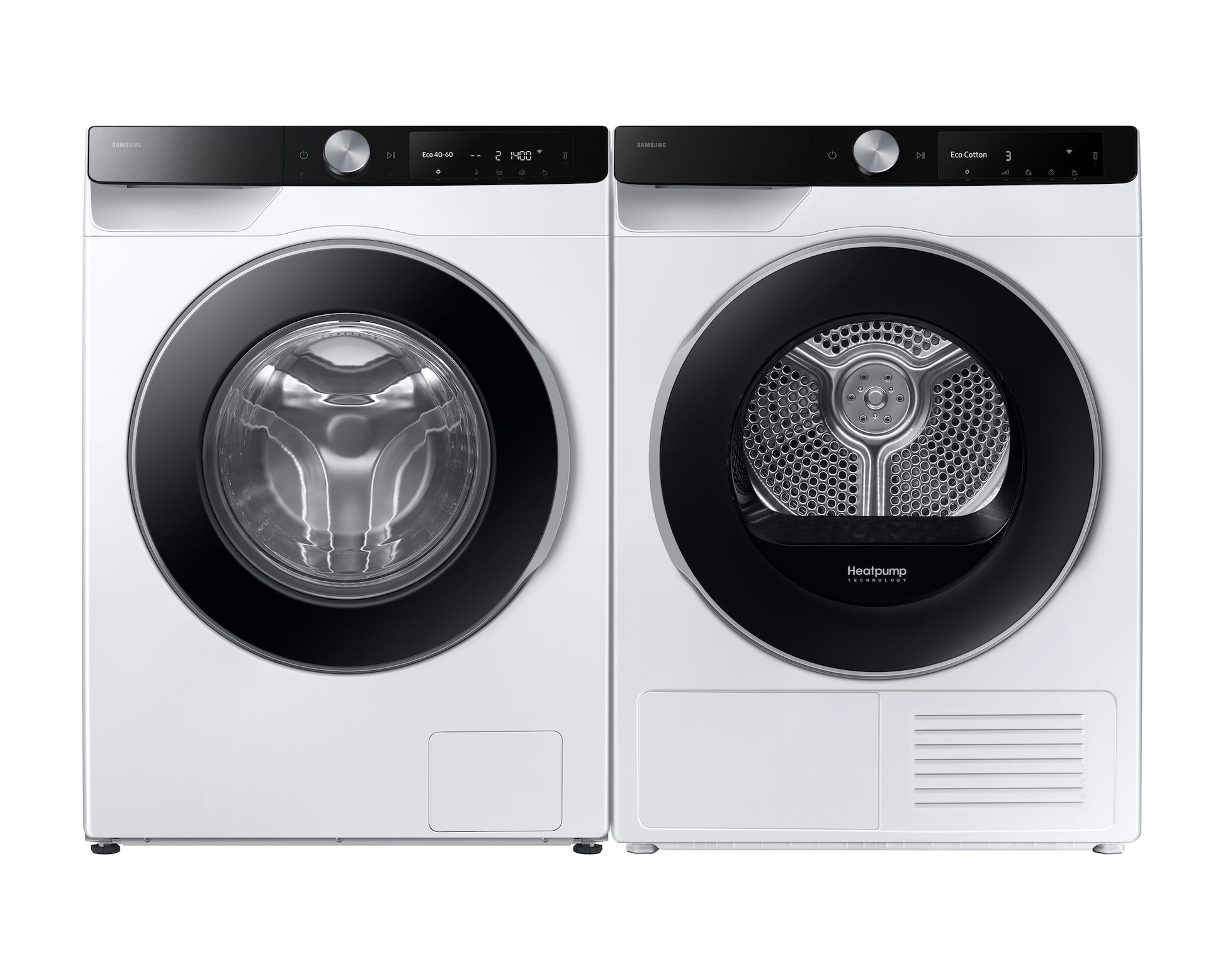 Samsung DV6000 Wäschetrockner – 9 kg, Wärmepumpe, Weiss, 60 × 85 × 60 cm