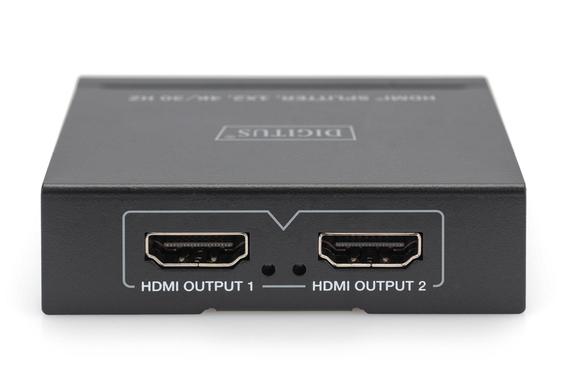 Digitus HDMI-Splitter – 4K UHD, 30 Hz, HDMI 1.4b, 2× HDMI-Ausgang – Schwarz, Metall