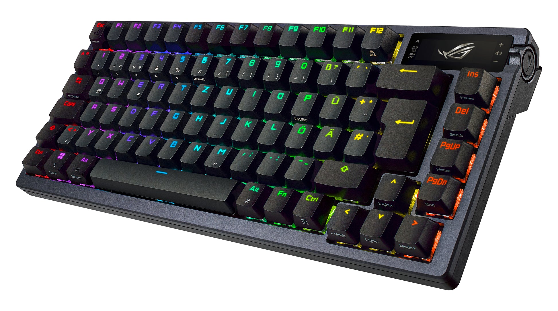 ASUS ROG Azoth – Tastatur, kabellos (Bluetooth/2,4 GHz), Schwarz