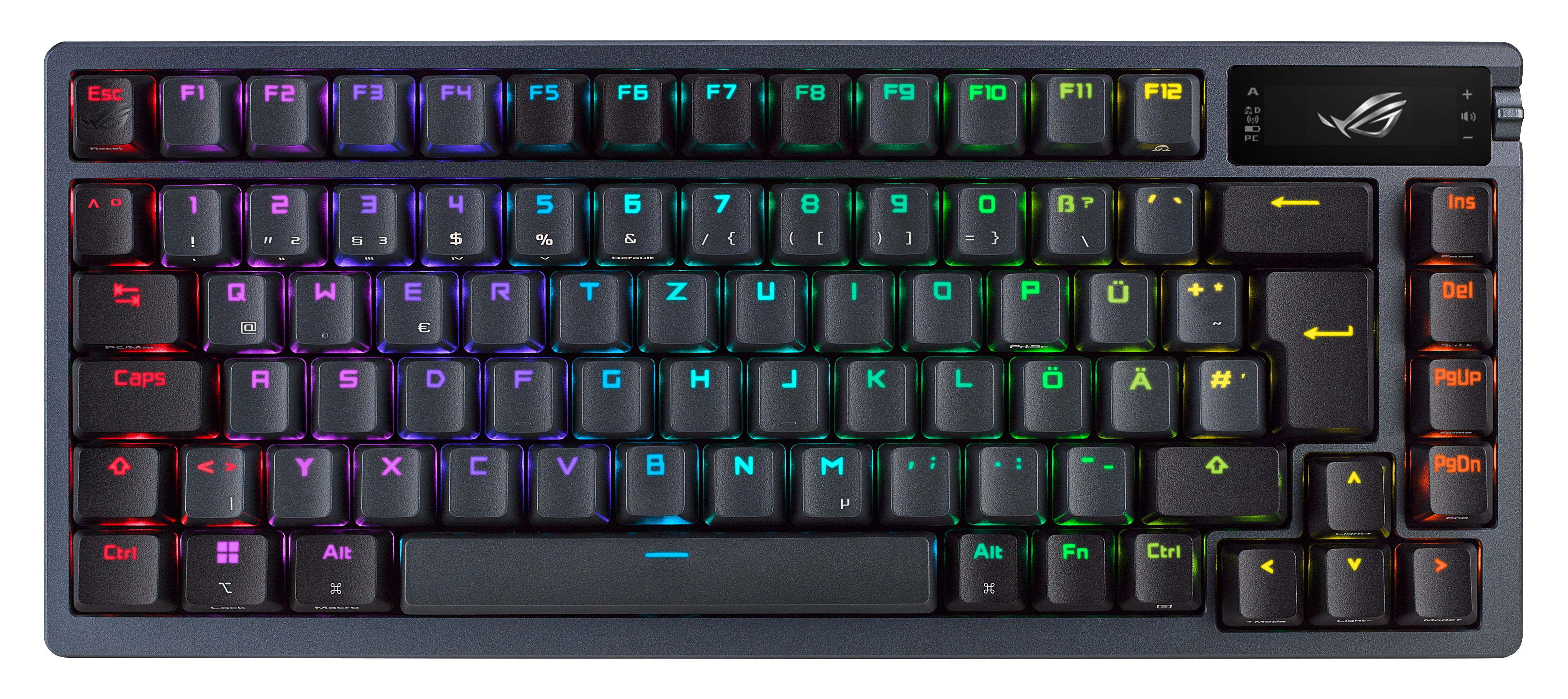 ASUS ROG Azoth – Tastatur, kabellos (Bluetooth/2,4 GHz), Schwarz