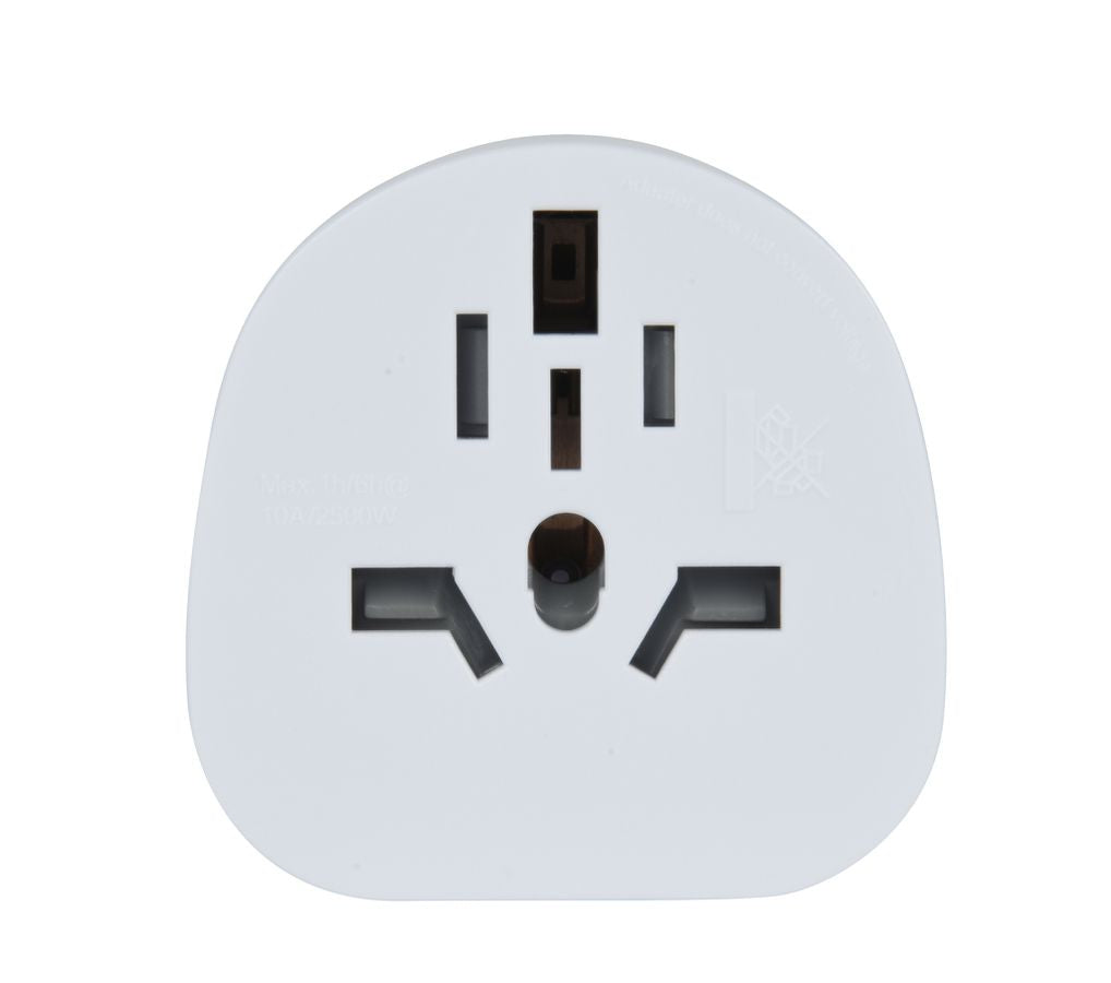 M. Schönenberger Schönenberger – Reiseadapter – von Schweiz nach Australien/Grossbritannien/USA und andere – geerdet – 230 V, 2500 W