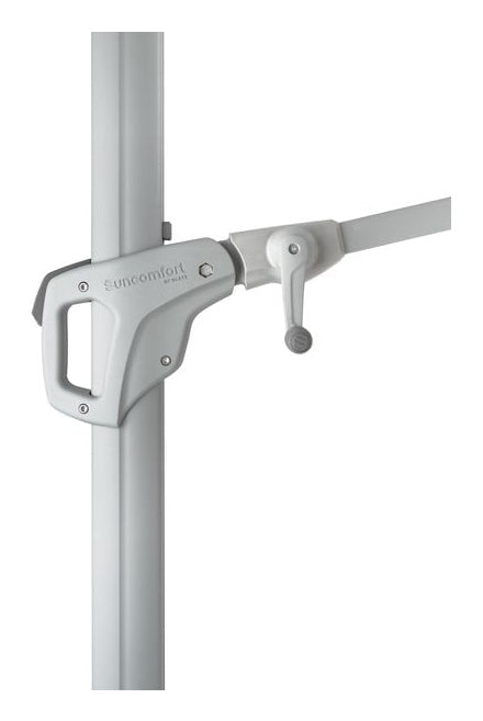 Suncomfort by Glatz Familyflex – Terrassenschirm, 25 × 25 × 24,7 cm, Aluminium – Steingrau