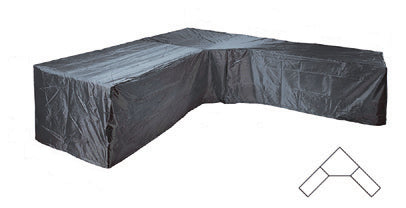 Jarda 5848 Schutzhülle Lounge (L-Form) – Ripstop-Polyester – Anthrazit – für L-Sofa bis 2700 × 1000 × 700 mm