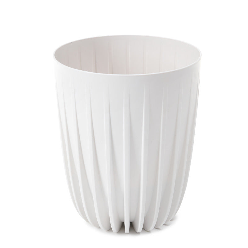 Neogard MIRA ECO Blumentopf – Ø 30 × 15,6 cm – Recycling-Kunststoff, Weiss