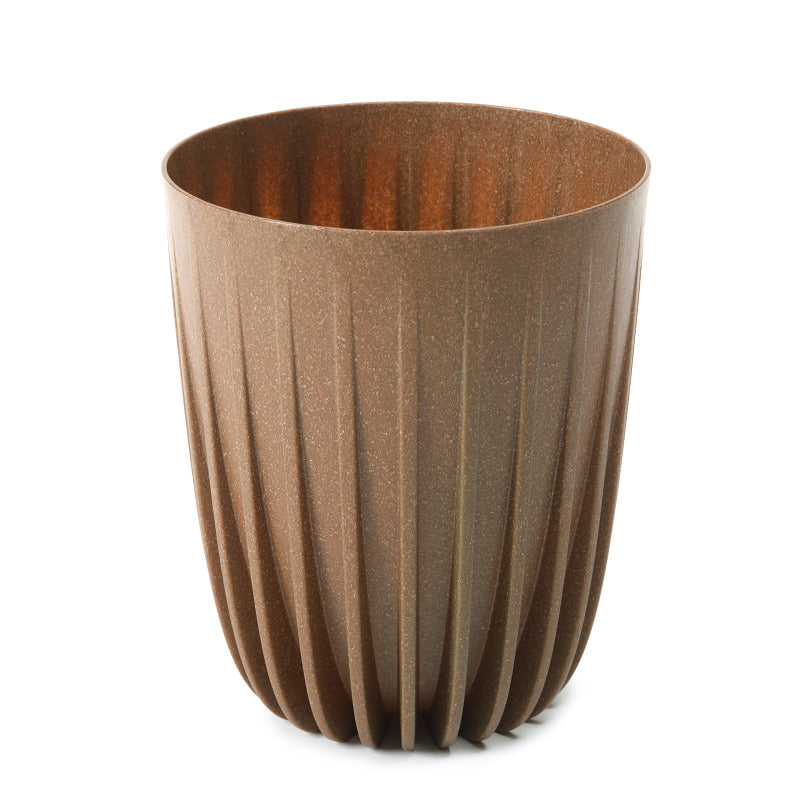 Neogard Blumentopf – Ø 19 × 22,6 cm – Recycling-Kunststoff, Braun