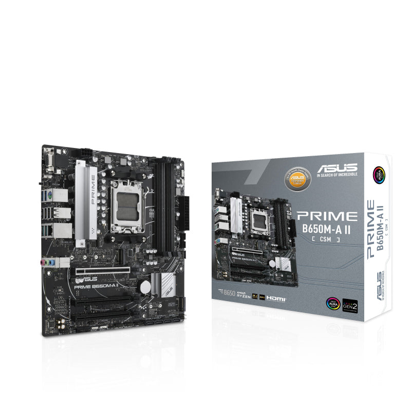 ASUS PRIME B650M-A II-CSM – Mainboard – Sockel AM5, AMD B650, mATX, DDR5
