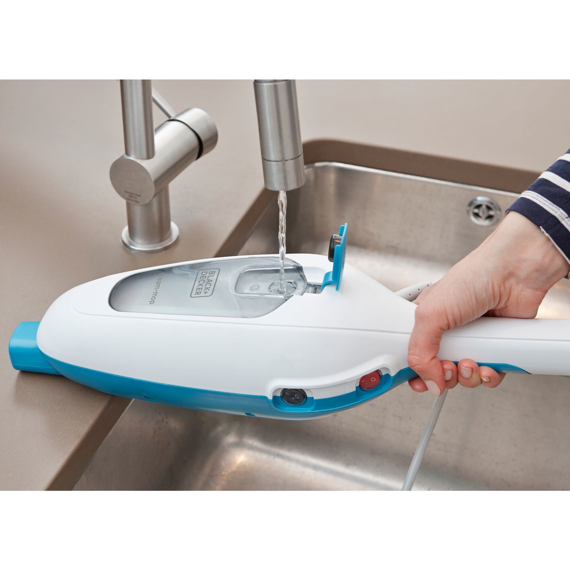 Black & Decker Dampfreiniger – 1300 W, 0,4 l, Netzbetrieb, Kabellänge 4,8 m