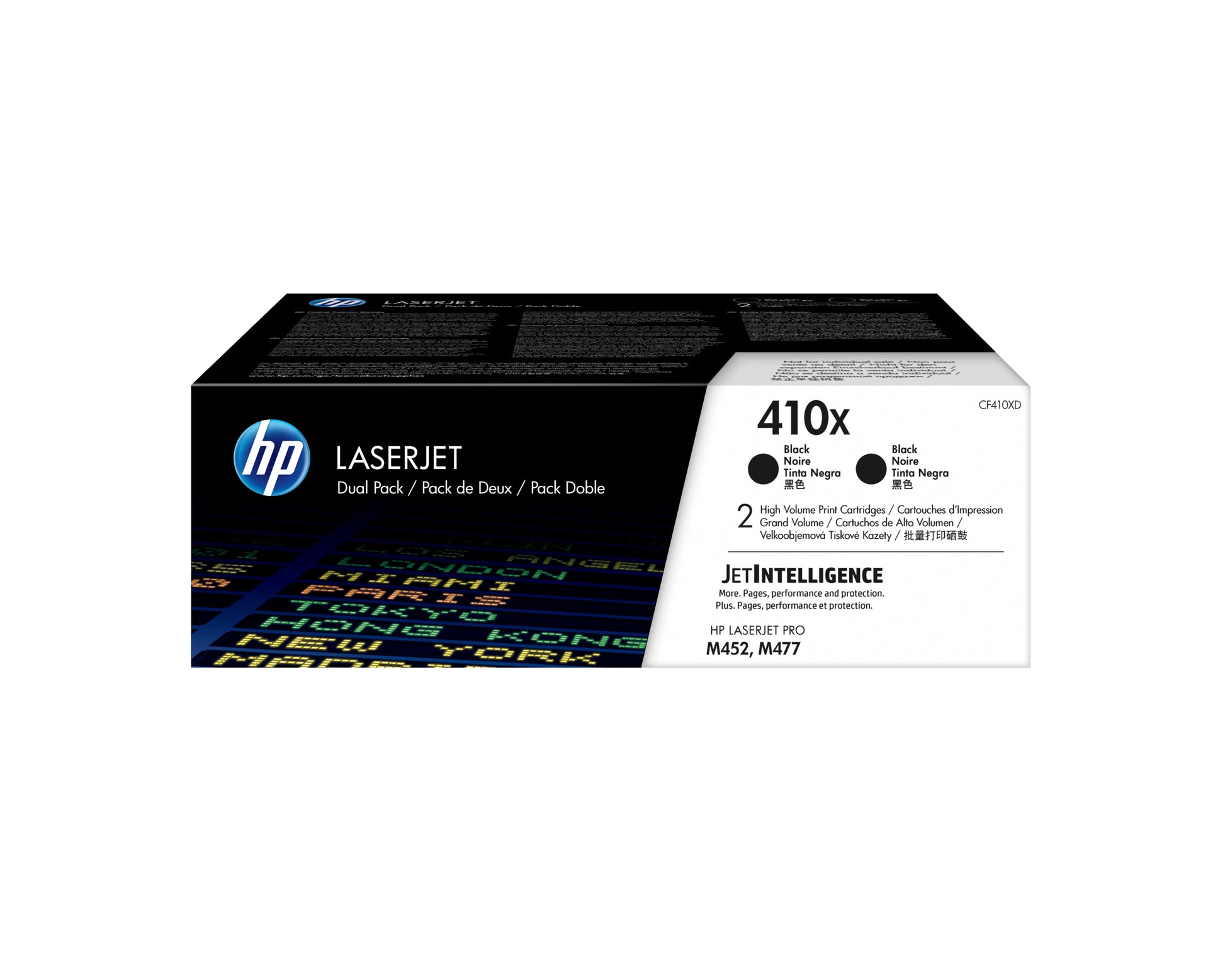 HP Toner-Multipack 410X – Schwarz, 6500 Seiten