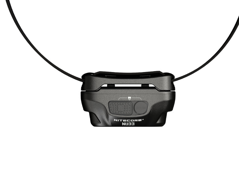 Nitecore Stirnlampe NU33 – 700 lm, 135 m, IPX6, Laufzeit 50 h, USB – Schwarz