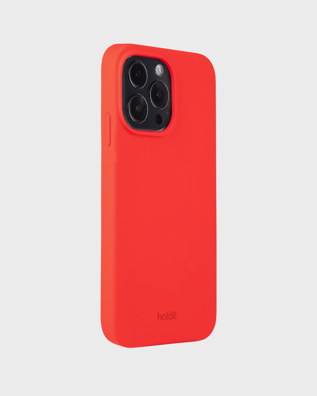 Holdit Backcover – für Apple iPhone 14 Pro Max, Silikon, Chili Red, stossdämpfend