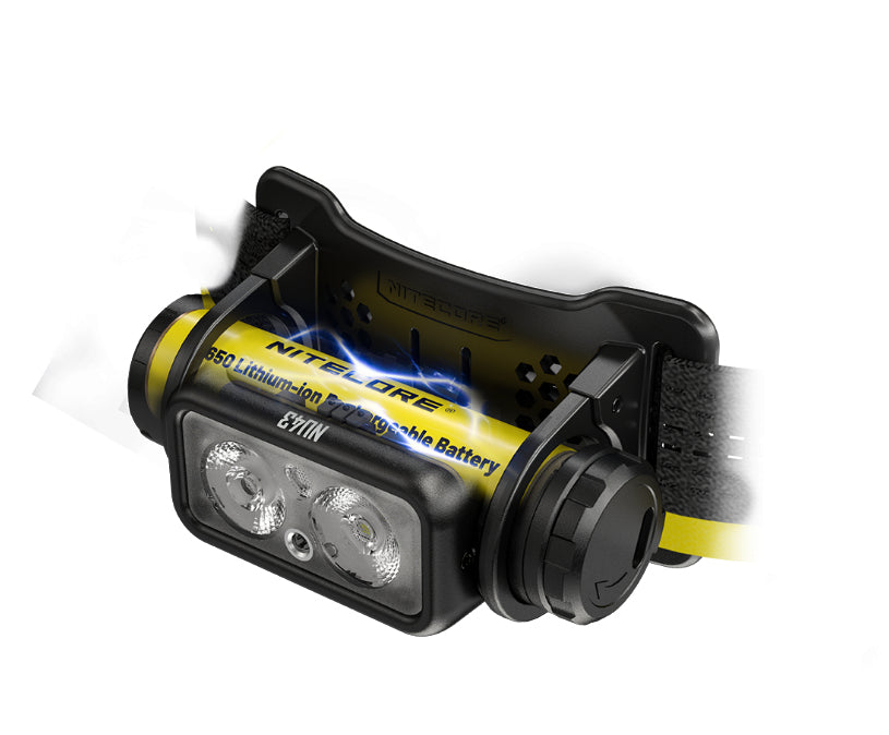 Nitecore Stirnlampe NU43 – 1400 lm, 130 m, IPX6, Laufzeit 165 h – Schwarz