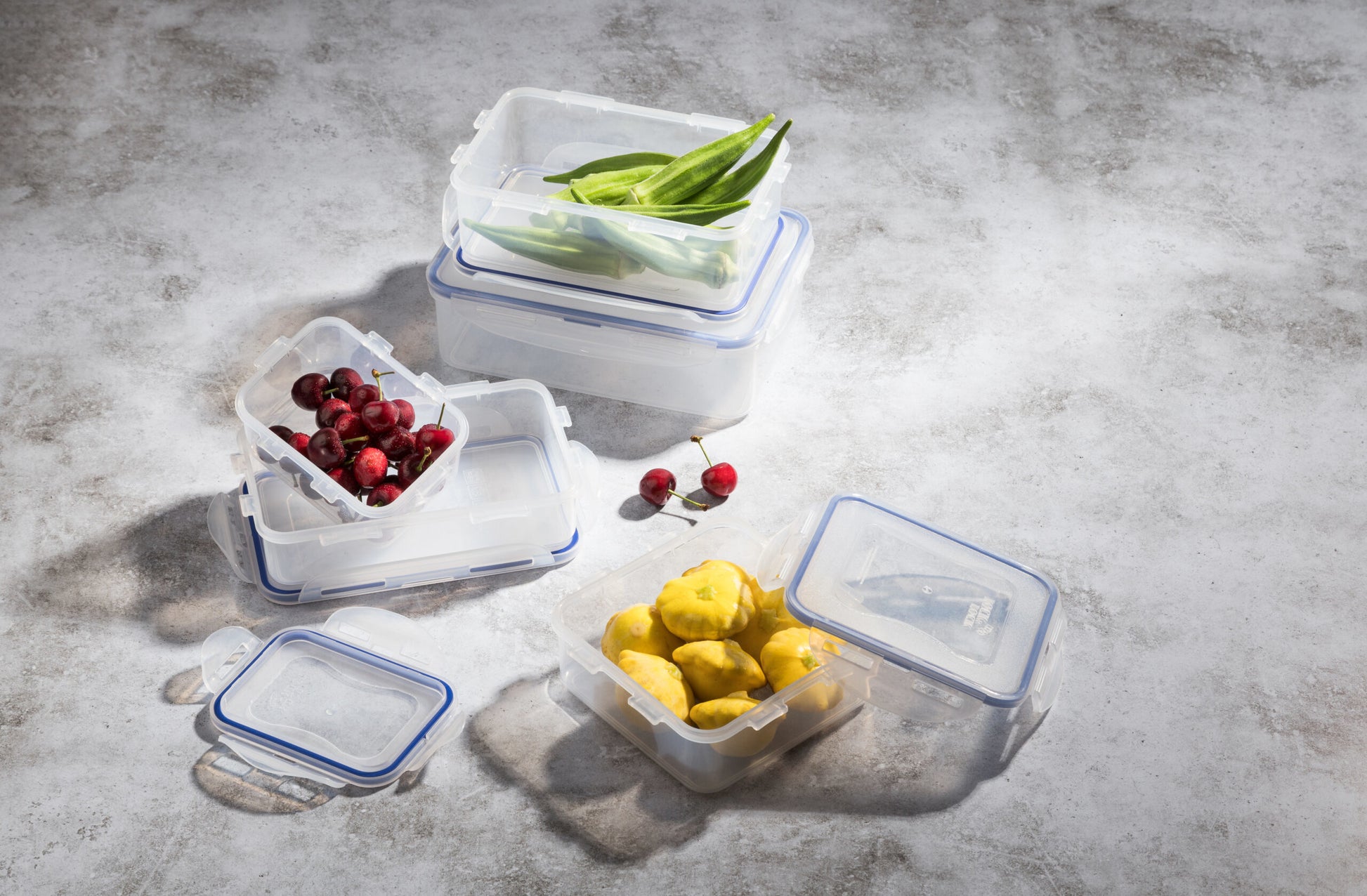 Lock & Lock Vorratsdose 2,6 l, 18 × 24,8 × 9,3 cm, Polypropylen (PP), Transparent