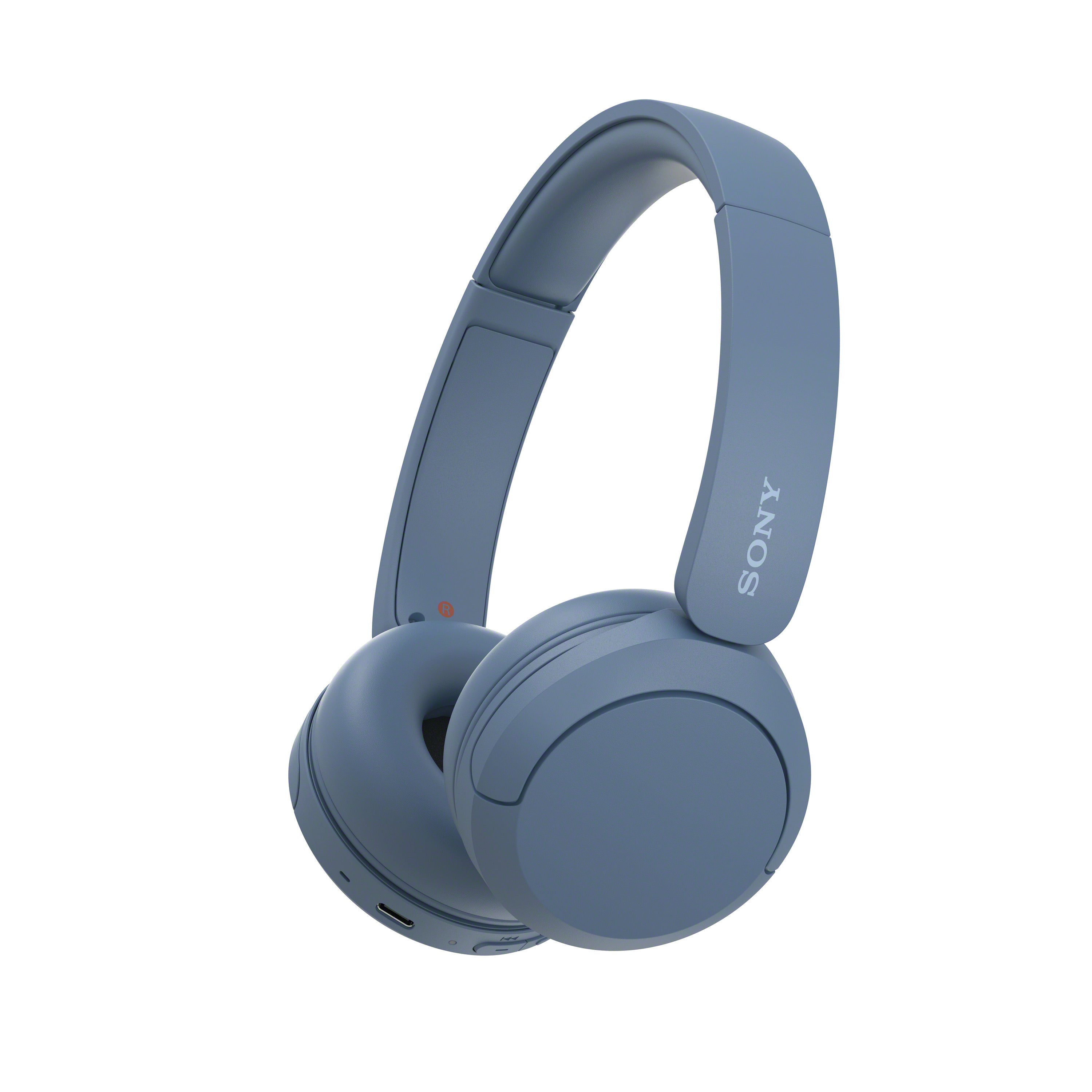 Sony WH-CH520 – Duo On-Ear Headset – Bluetooth, USB-C – Blau – bis 40 h