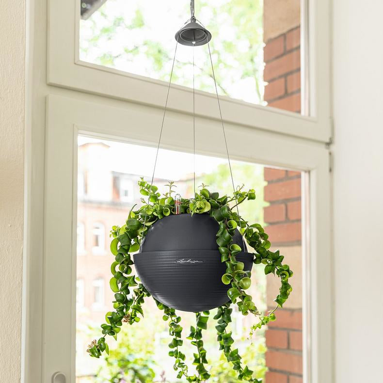 LECHUZA BOLA Color Pflanzkübel – Ø 32 × 25 cm – Kunststoff, sandbraun