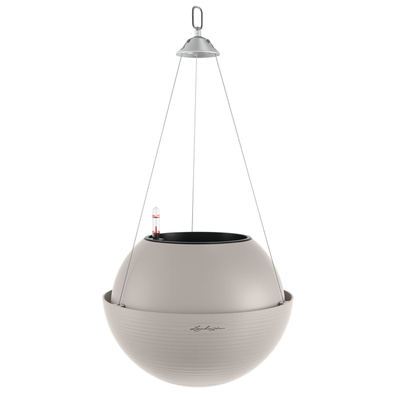 LECHUZA BOLA Color Pflanzkübel – Ø 32 × 25 cm – Kunststoff, sandbraun