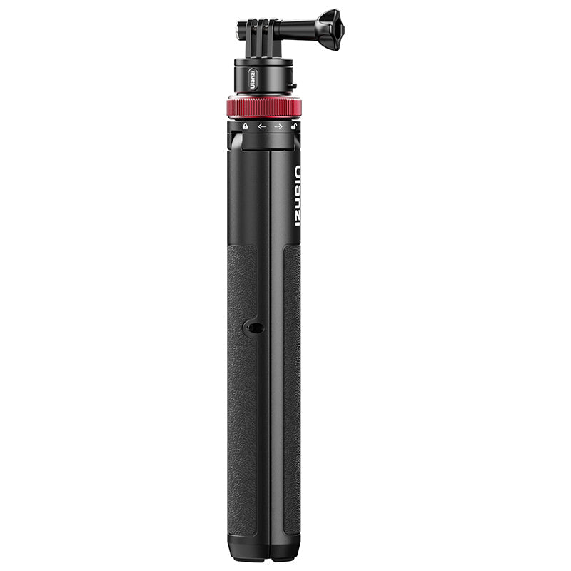 Ulanzi Go-Quick II Stativ – 140 cm (max), 48,5 cm (min), 3-Bein, 1/4" – ABS/Aluminium – für Action-Cams