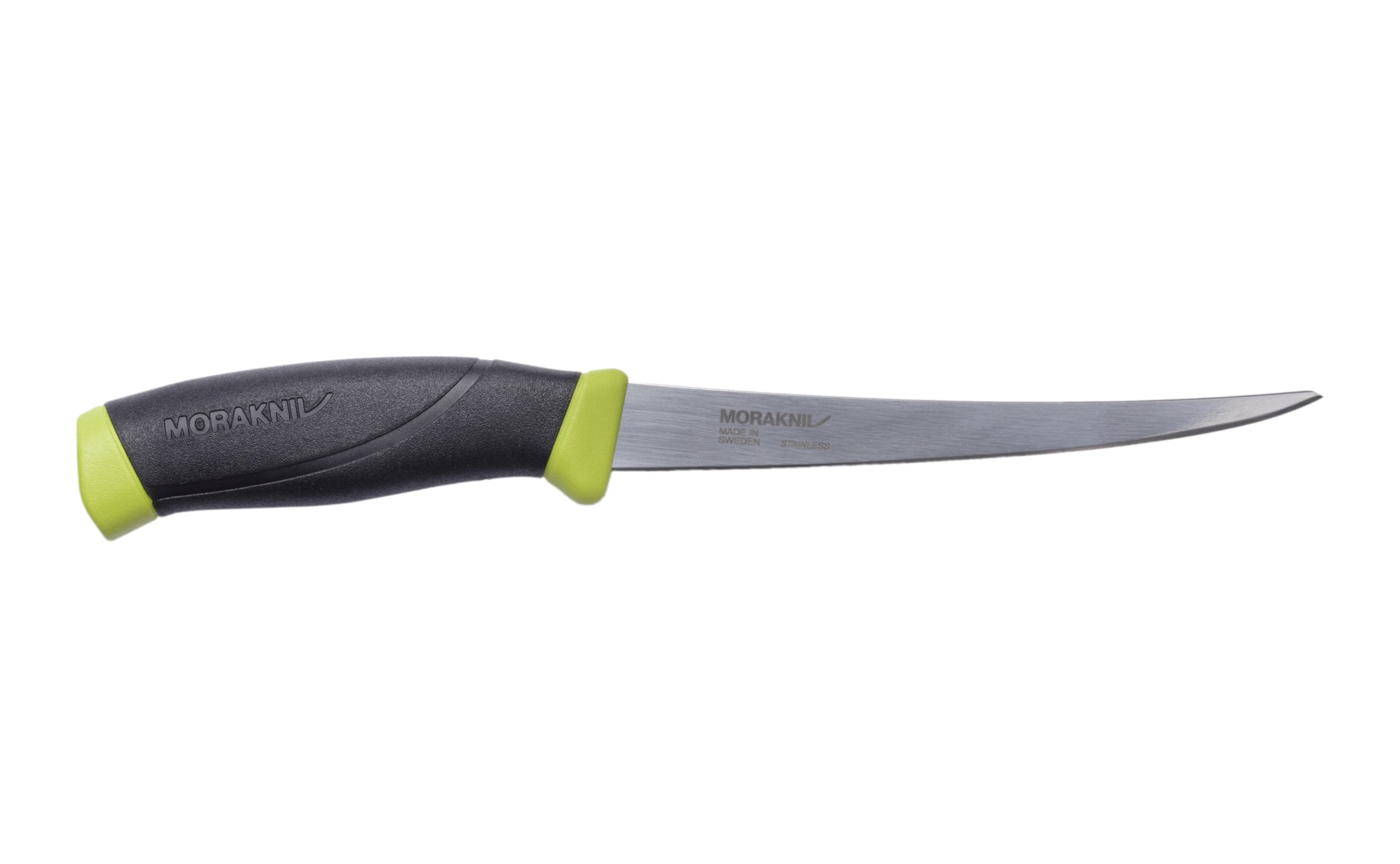 Morakniv Fishing Comfort 155 (S) – Filetiermesser 155 mm, Edelstahl, TPE-Griff, Fingerschutz