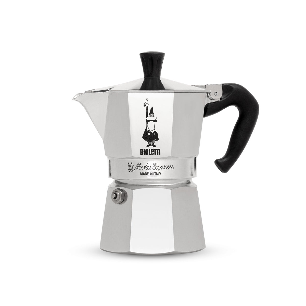 Bialetti Moka Express French Press / Kaffeebereiter – 0,8 l, 18 Tassen, Aluminium