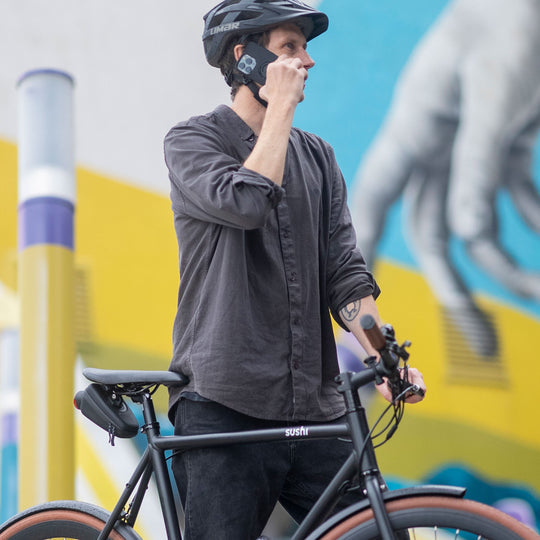 SP Connect Micro Bike Mount – Fahrrad-/Motorrad-Halterung – Lenker, Klemmhalterung – für Smartphones – Schwarz