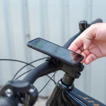 SP Connect Micro Bike Mount – Fahrrad-/Motorrad-Halterung – Lenker, Klemmhalterung – für Smartphones – Schwarz