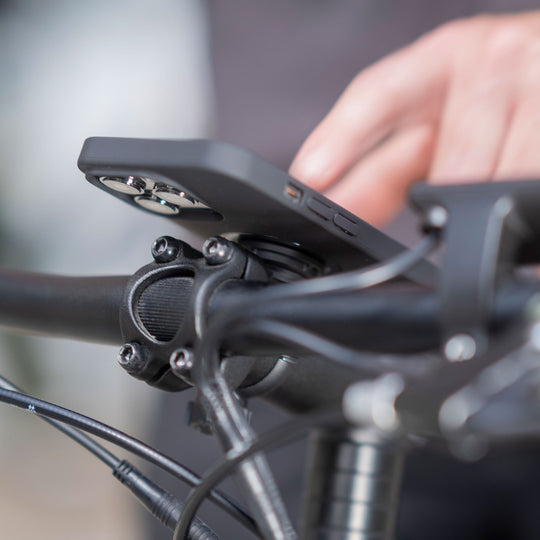 SP Connect Micro Bike Mount – Fahrrad-/Motorrad-Halterung – Lenker, Klemmhalterung – für Smartphones – Schwarz