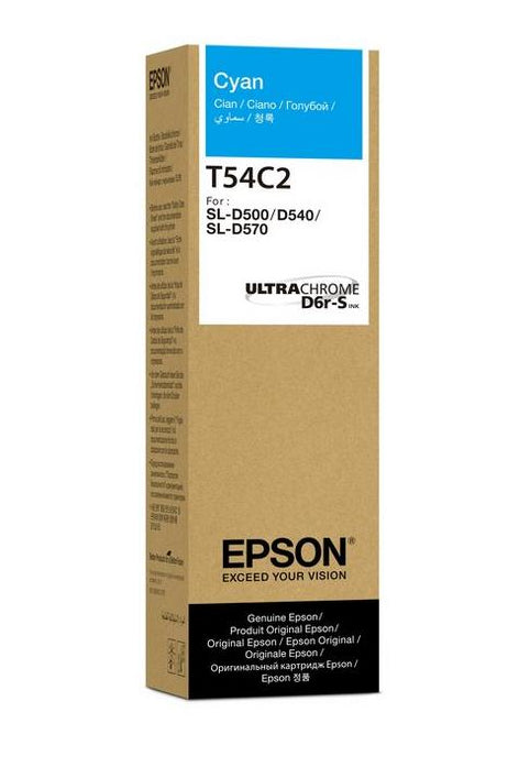 Epson C13T54C220 Cyan Tintenpatrone (Kompatibel) – 70 ml – für Epson SureLab SL-D500