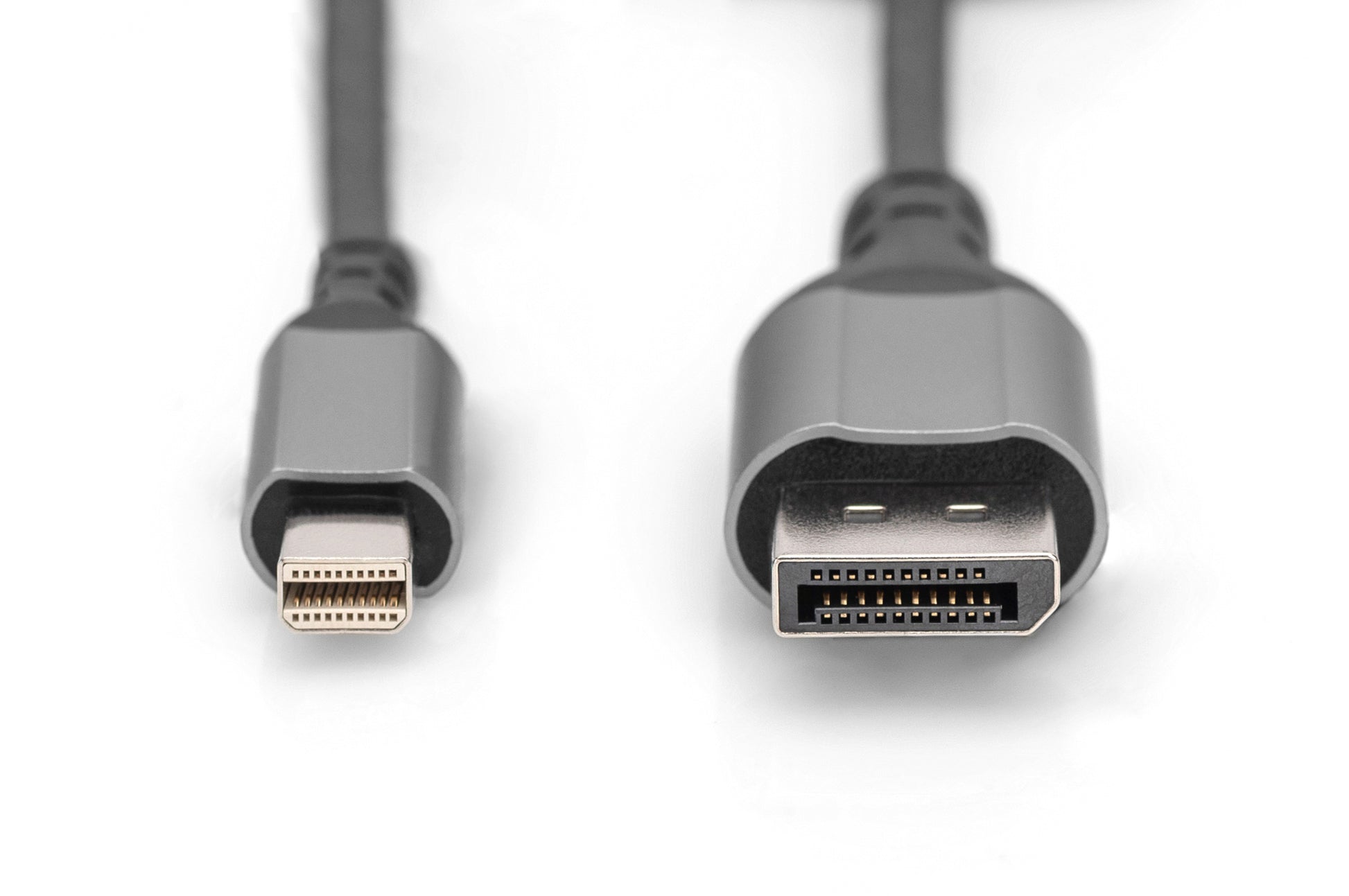 Digitus Mini DisplayPort auf DisplayPort Adapter, DP 1.4, 8K@60 Hz, 2 m, Aluminiumgehäuse