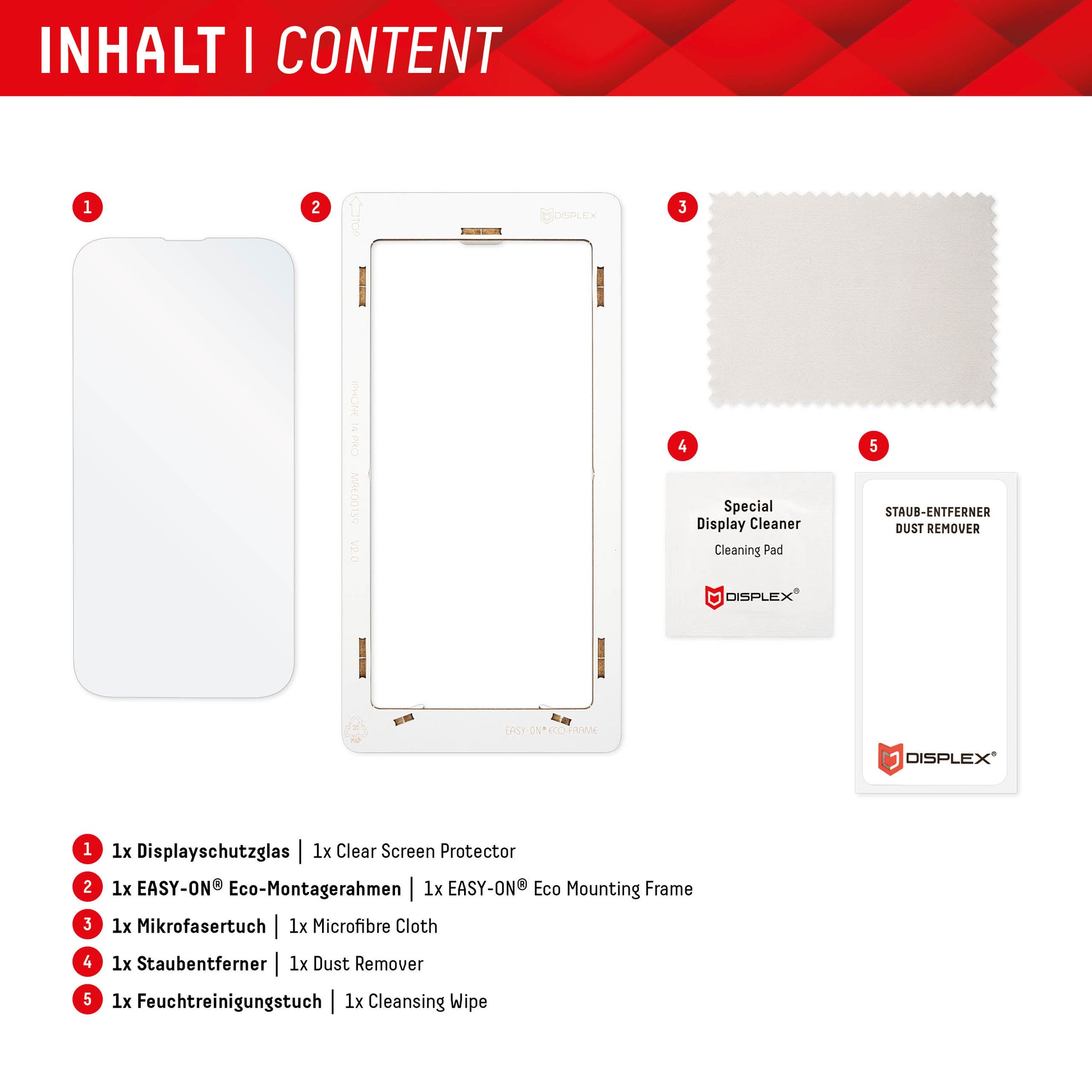 E.V.I. Displayschutz (Panzerglas), 10H – für Galaxy A24 – mit Applikator