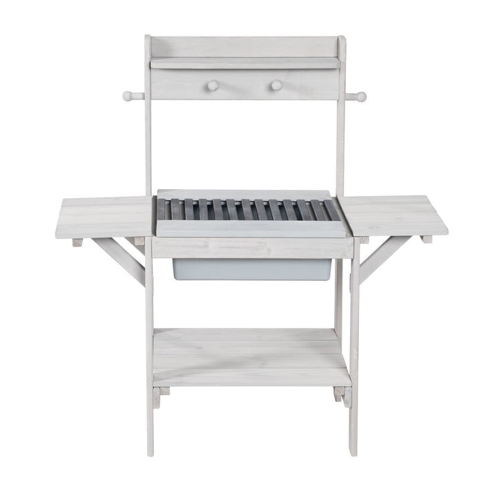 roba Spielküche BBQ – 82,5×88,5×35 cm – ab 1,5 J. – Holz, grau