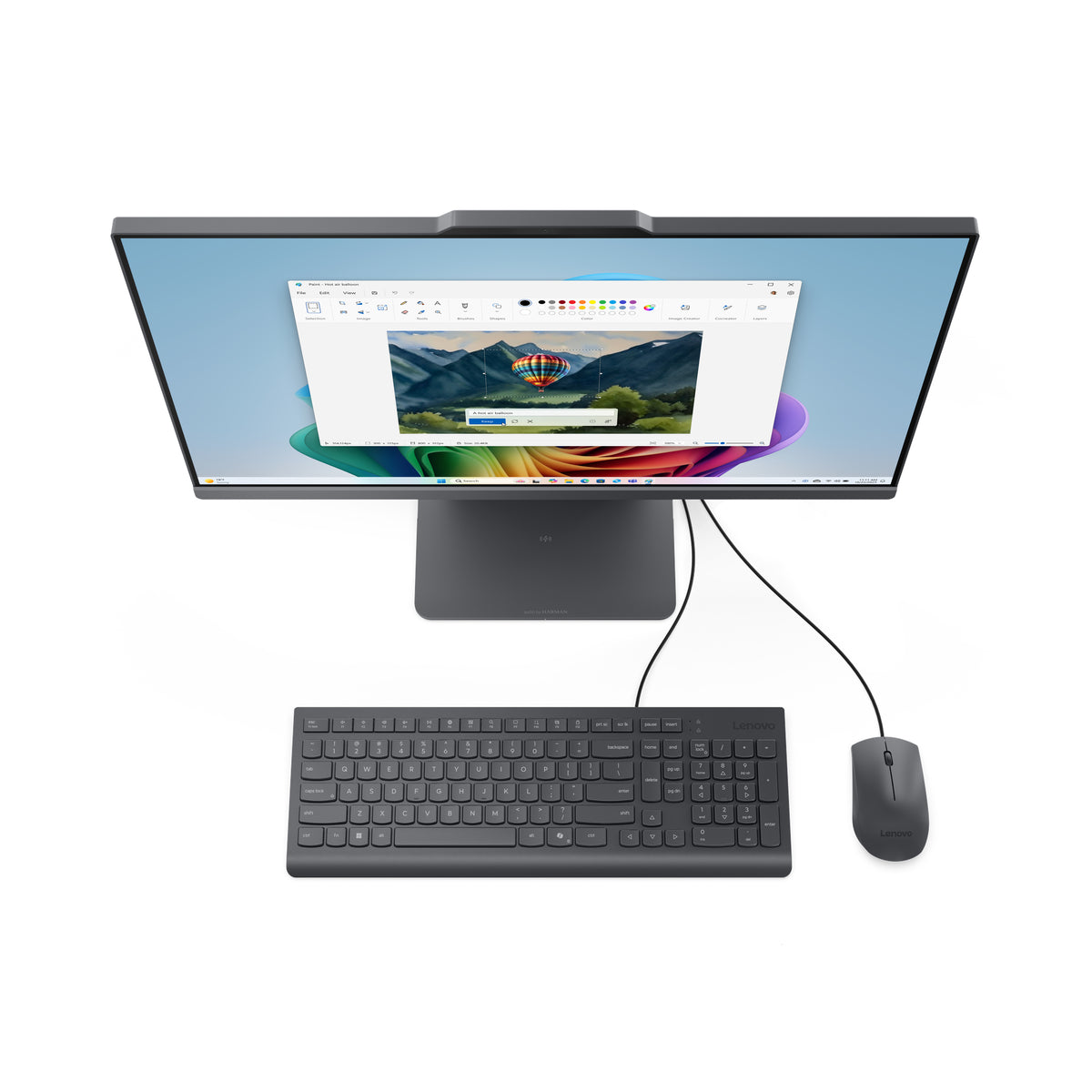 Lenovo IdeaCentre 24 All-in-One – 23,8" Full HD, AMD Ryzen 5, 16 GB RAM, 1 TB SSD, Windows 11 Home