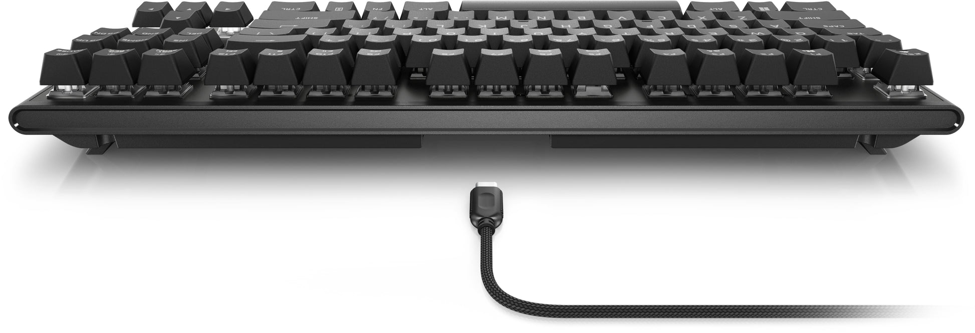 Alienware AW420K – Tastatur TKL – mechanisch (Cherry MX Red) – kabelgebunden – USB‑C – RGB – Schwarz