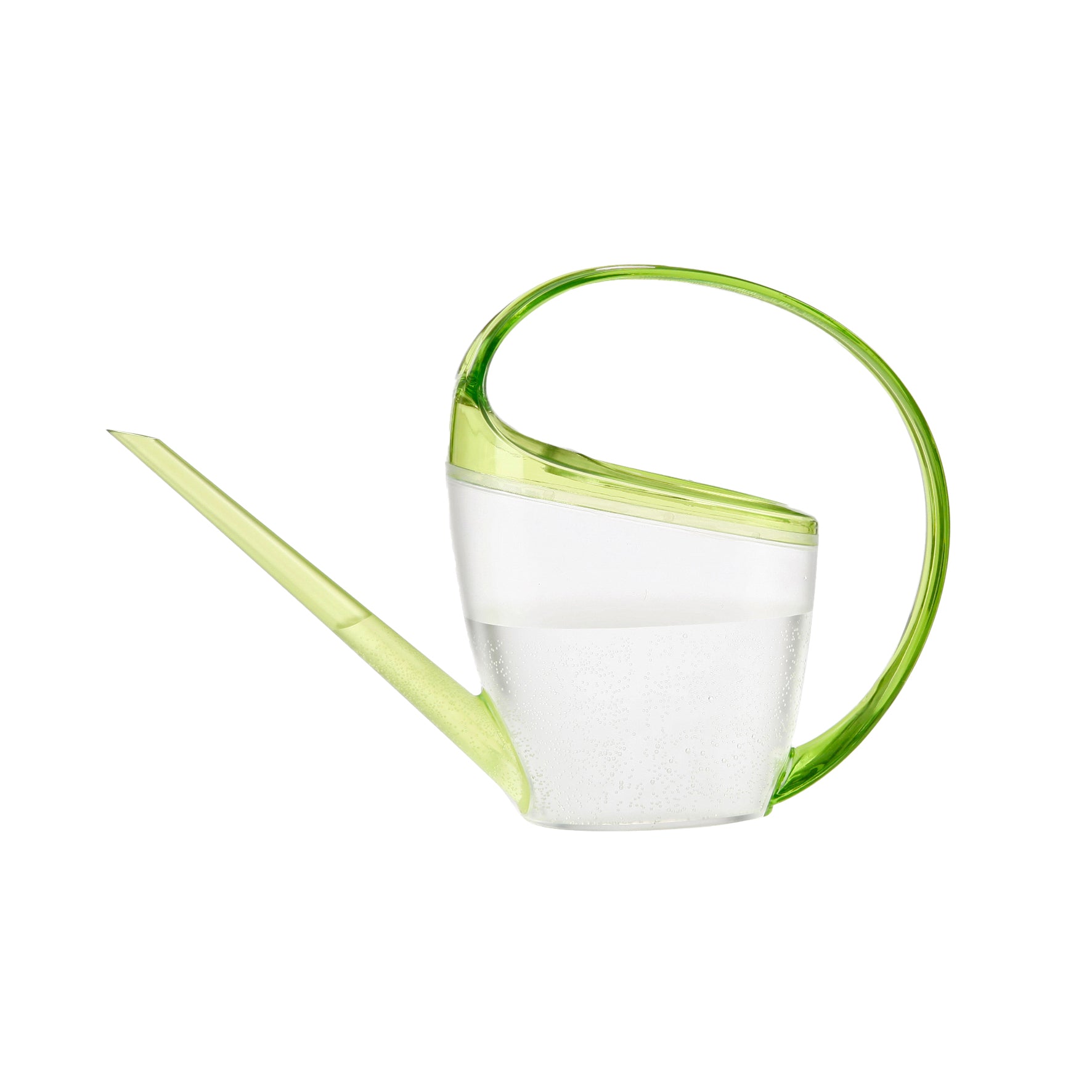 Scheurich Giesskanne Loop – 1,4 l, Kunststoff, transparent, grün