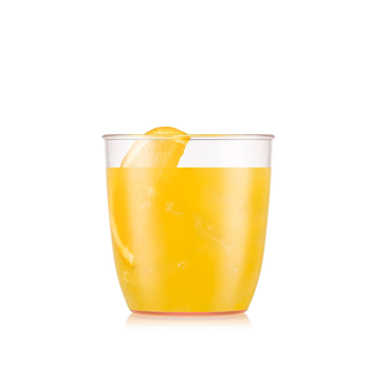 Bodum KVADRANT Becher – 4er Set, 350 ml, 8,7 × 8,7 × 9,2 cm, Kunststoff, Rosa/Transparent, stapelbar