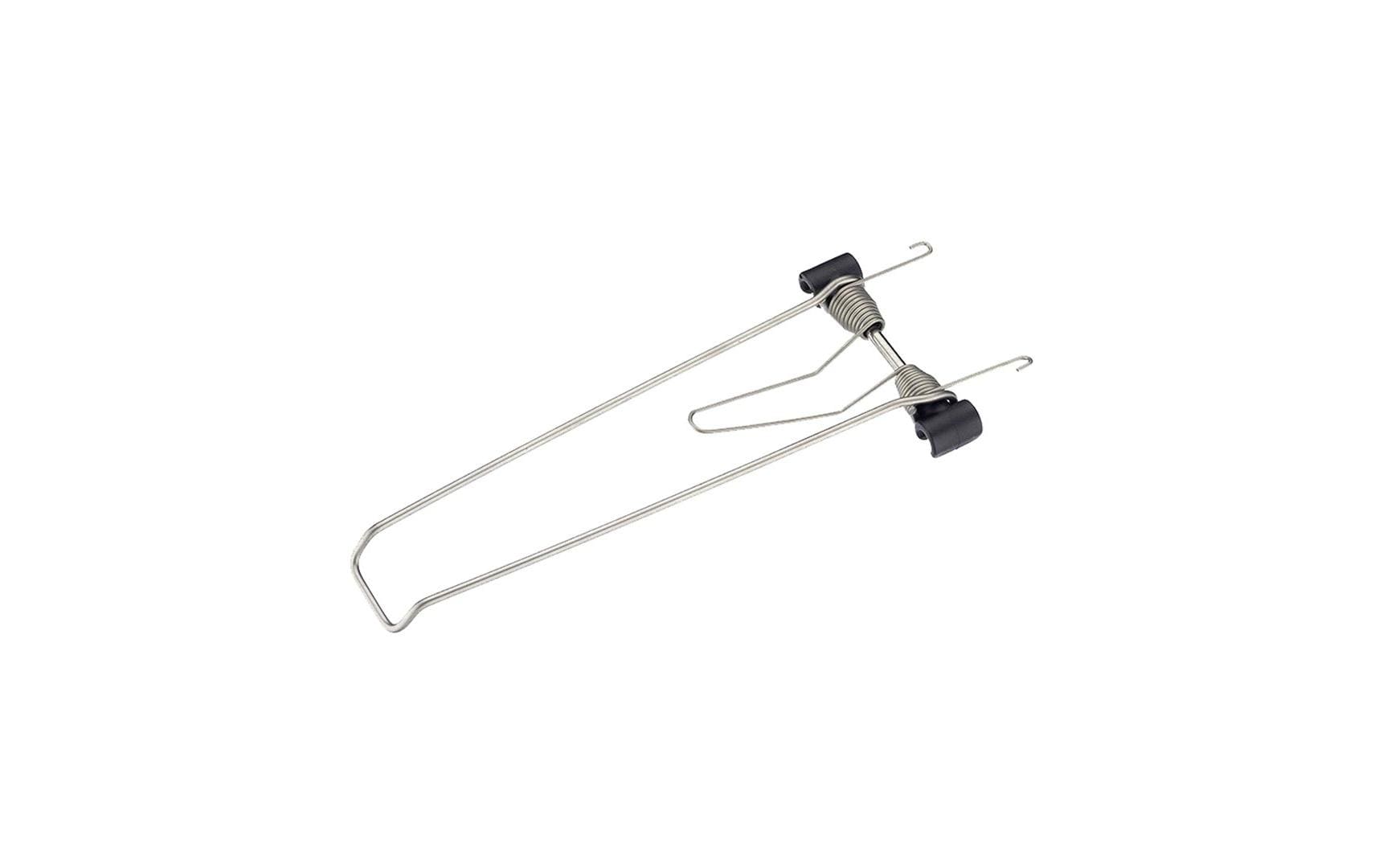 racktime Reiseständer Adapter Clamp-it – für Racktime Light-it – Innenmass 70 mm, Rohr-Ø 10 mm – silber