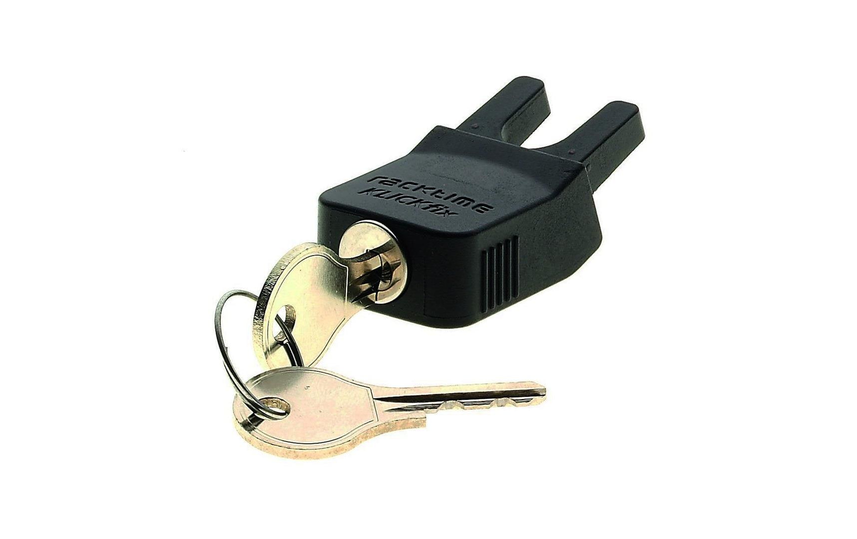 racktime Adapterschloss – für Velo – 17 g – Schwarz – 1 Stk.