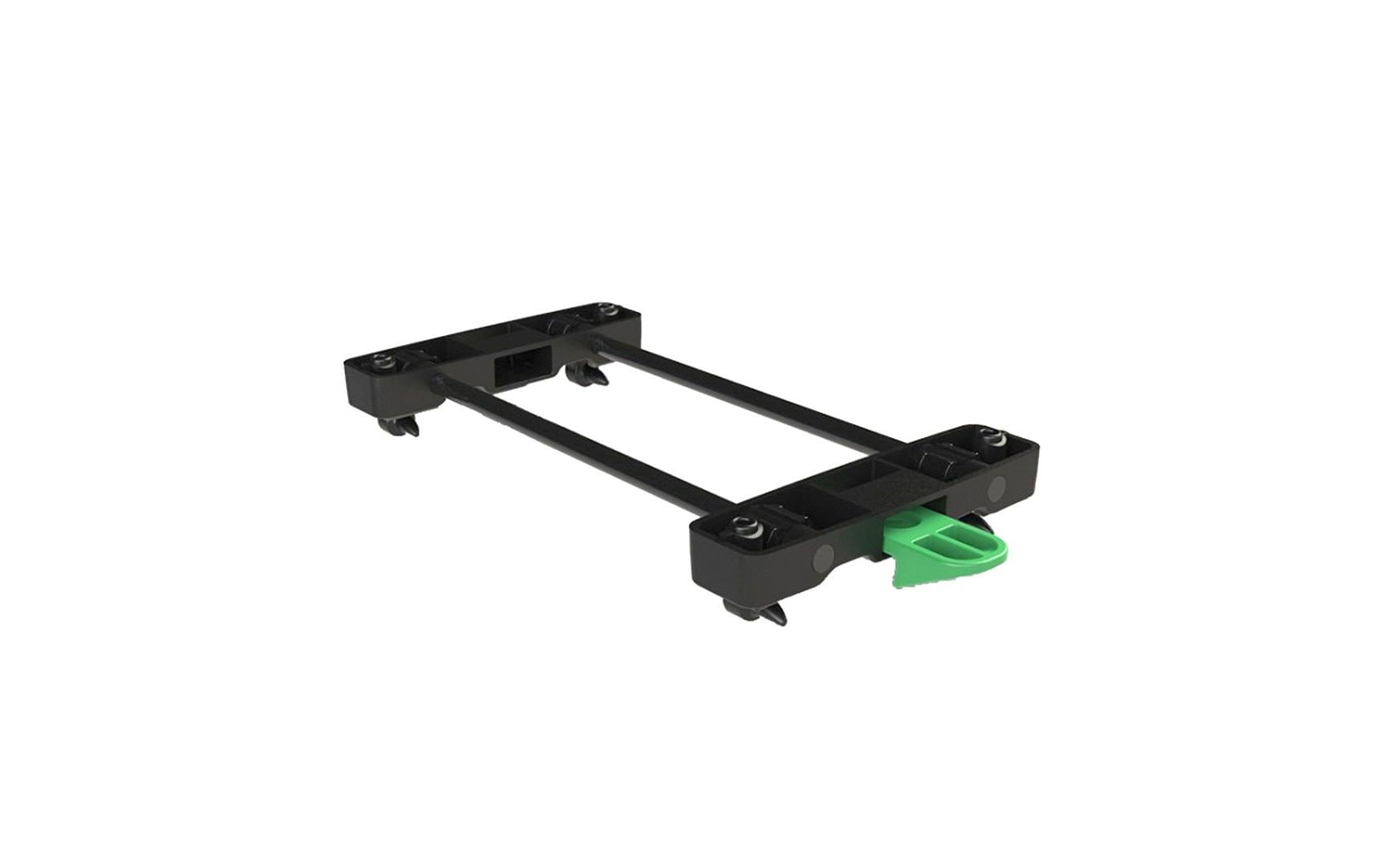 racktime Adapterplatte – Belastbarkeit 12 kg – für racktime-Gepäckträger ab Baujahr 2012 – 120×225×35 mm