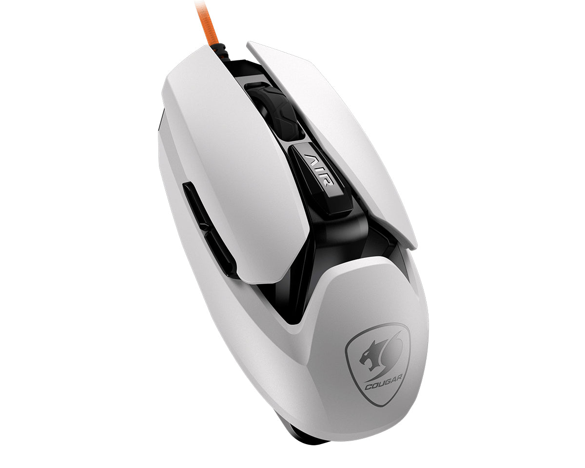 COUGAR Gaming AirBlader Tournament – Gaming-Maus – Kabelgebunden (USB‑A), 20000 DPI, Rechts, Weiss