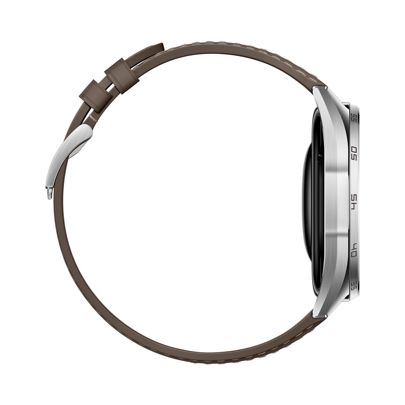 Huawei Watch GT6 46 mm GPS – Edelstahl, Braun